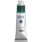 Lefranc Bourgeois 405105 Extra fijne Lefranc olieverf met hoogwaardige kunstenaarspigmenten, lichtecht, verouderingsbestendig - 40ml Tube, Chrome Green Deep