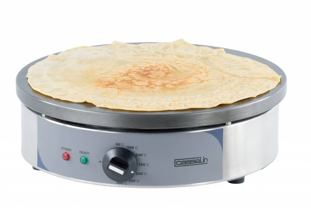 Casselin Elektrische Crepes bakplaat Rond 35 cm