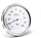 Fischer - Hygromètre de sauna 130 mm - Argent, Blanc, Inox
