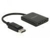 Delock 87769 répartiteur vidéo DisplayPort 2x HDMI