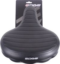 Edge Urban XL Wave Fietszadel - Zwart