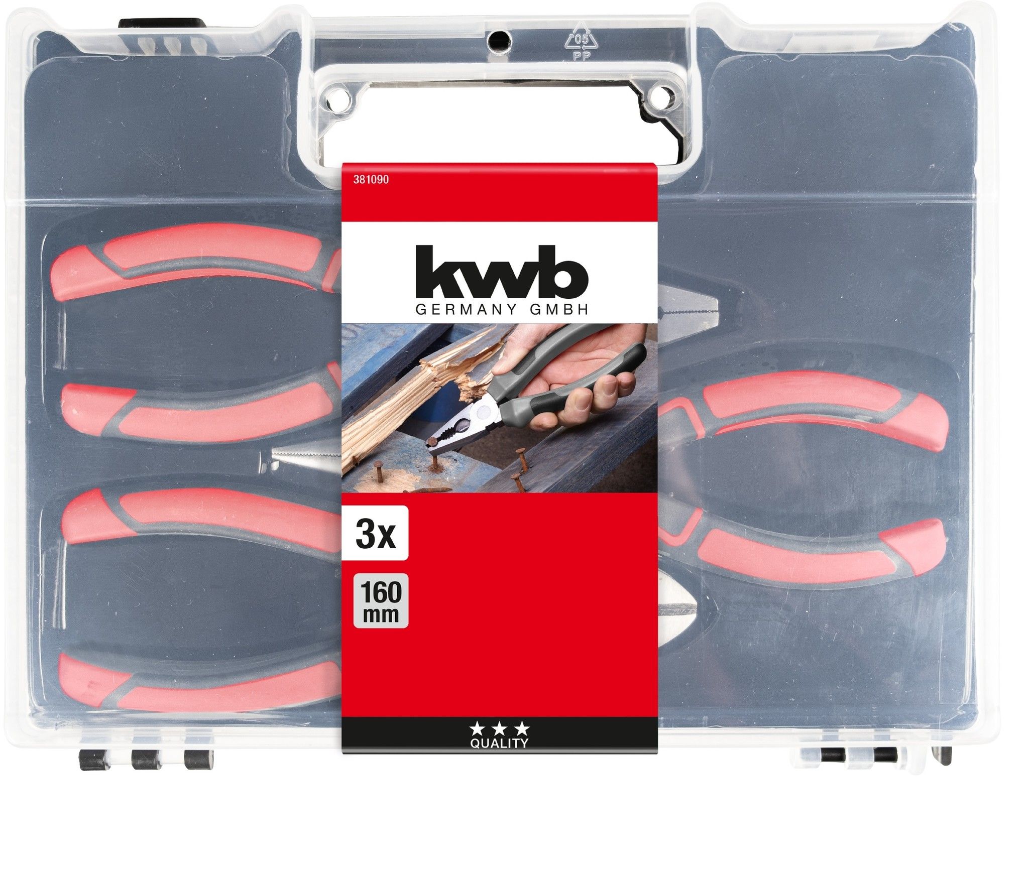 KWB Tangenset 160mm 3-delig