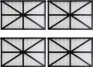 Filtre panneau RCX70101 pour aspirateur de piscine Robotic TigerShark
