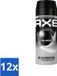 Ax Antitranspirant Spray, noir, 150 ml - Lot économique - 12 pièces
