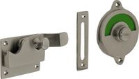 Intersteel WC-overslag met bocht rood / groen nikkel mat