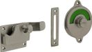 Intersteel WC-overslag met bocht rood / groen nikkel mat