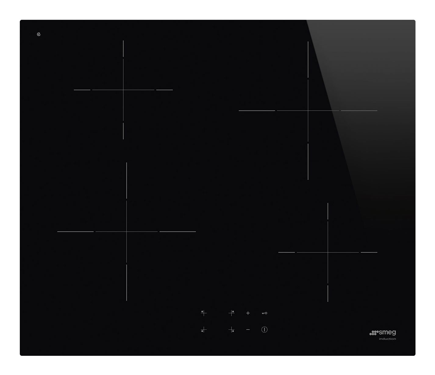 SMEG SI2641DL - Inbouw inductie kookplaat - 4 kookzones - Plug & Play