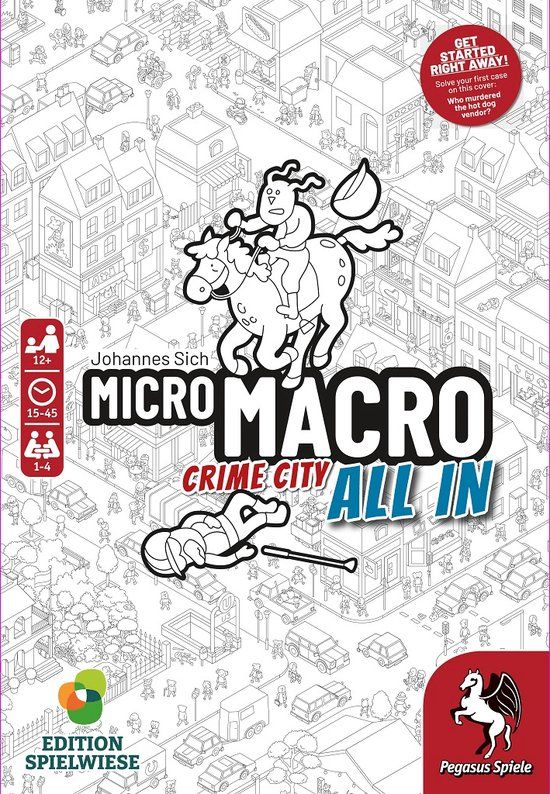 MicroMacro: All In - Pegasus Spiele Gmbh - Strategisch spel - Engels