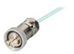 EFB Elektronik IP67KVLCDOM3-5,0 InfiniBand en Glasvezelkabel 5 m LC Aqua-kleur, Beige