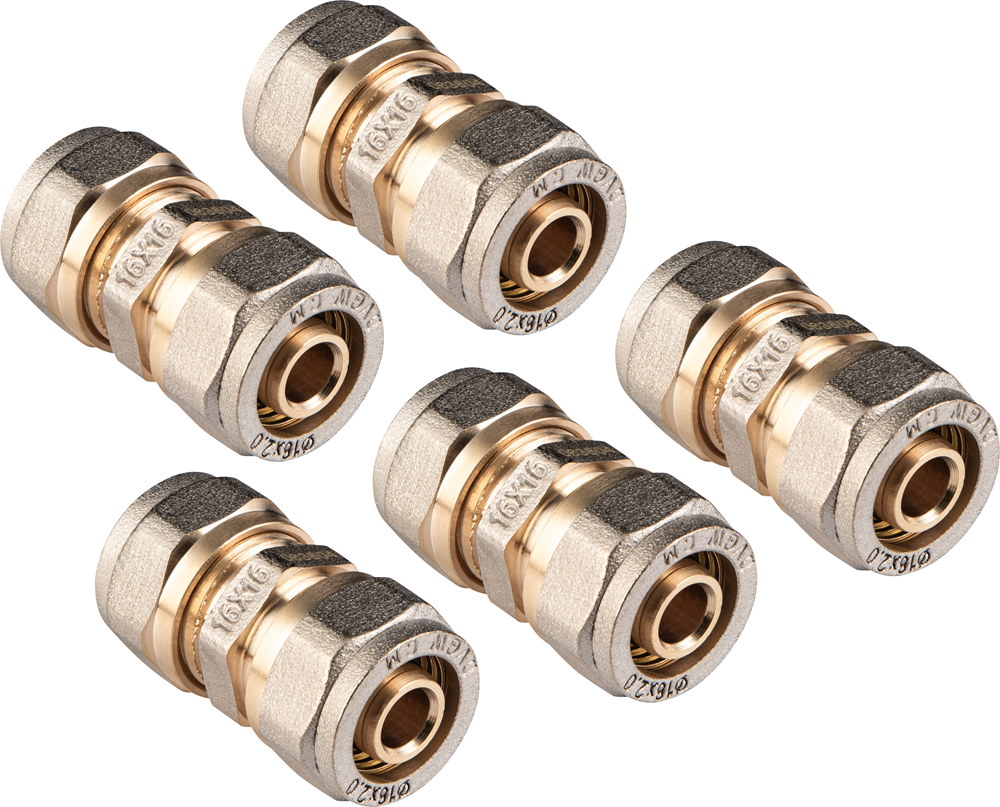 Cornat VRS Koppeling 16X16Mm 5St Ms-Ni - VRS670017N
