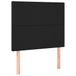 VidaXL Hoofdbord Zwart 80x5x118/128 cm Kunstleer