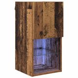 vidaXL Wand TV Kast 30,5 x 30 x 60 cm Oud Hout Bewerkt Hout