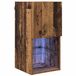vidaXL Wand TV Kast 30,5 x 30 x 60 cm Oud Hout Bewerkt Hout