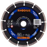 Rhodius 304094 DG70 Diamanten doorslijpschijf Diameter 180 mm Boordiameter 22.23 mm Beton 1 stuk(s)