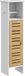 Homcom Badkamerkast MDF 21x17x78cm Wit
