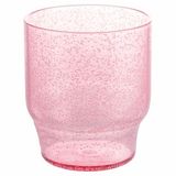 Villa d'Este Home Tivoli 1996 Set van 6 waterglazen, 325 ml, roze, kunststof, MS, Call Me Cherry, unicaat