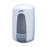 Jofel Aitana AC70000 Zeepdispenser voor aan de muur, navulbare zeepdispenser, corrosiebestendig en lekvrij ventiel, ABS-behuizing, Aitana AC70000, wit