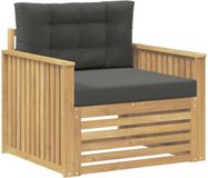 vidaXL Buitensofa Polyester Wit