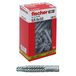 Fischer 100 UX Plugs, 6 x 50 mm, for Wall, Perforated Brick, Plasterboard, 542452