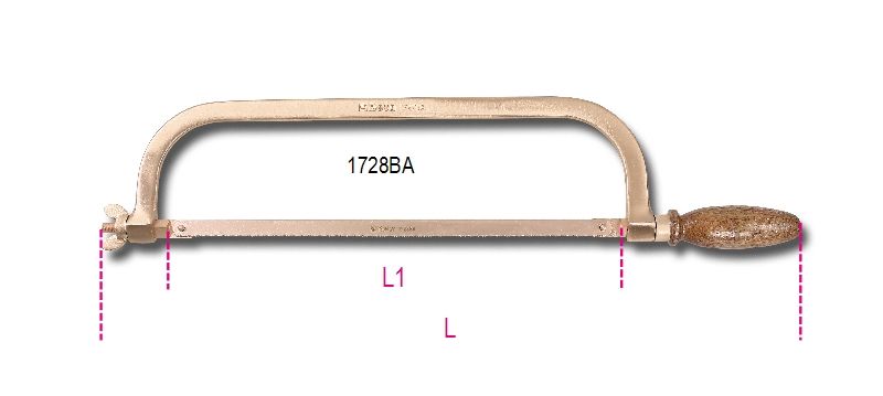Beta Vonkvrije zaagbeugel met zaagblad 1727BA - 017270801