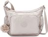 Kipling Gabb S Schoudertas Polyester Beige Metallic Glow Unisex Volwassenen