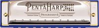 Hohner Accordeons Hohner Harmonica Pentaharp Harmonica, Sleutel van C Klein, Roestvrij staal (M21BX-CM)