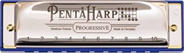 Hohner Accordeons Hohner Harmonica Pentaharp Harmonica, Sleutel van C Klein, Roestvrij staal (M21BX-CM)