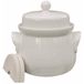 Conrad 3202 Mini-Gärtopf creme 2,0 l mit Deckel und Steinen Fermentatiepot