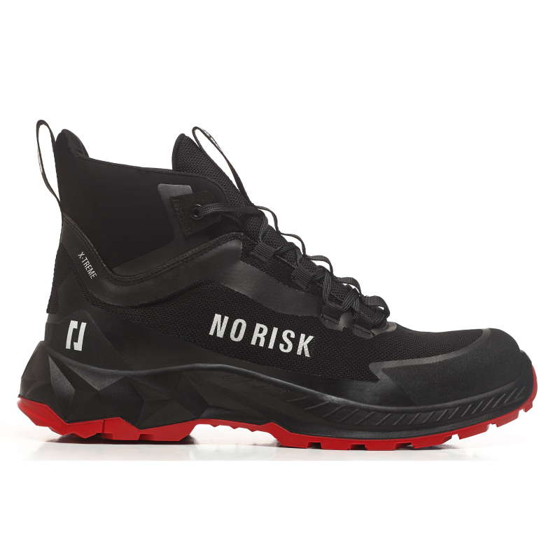No Risk X-treme Mid Black Red 1057.10 S3L | Zwart/Rood | Maat 38