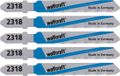 wolfcraft - Decoupeerzaagblad HSS, T-schacht - 5 stuks