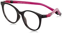 GAFAS Nanovista GLITCH 3.0 zonnebril voor kinderen, uniseks, zwart kristal/frambooesa, 52