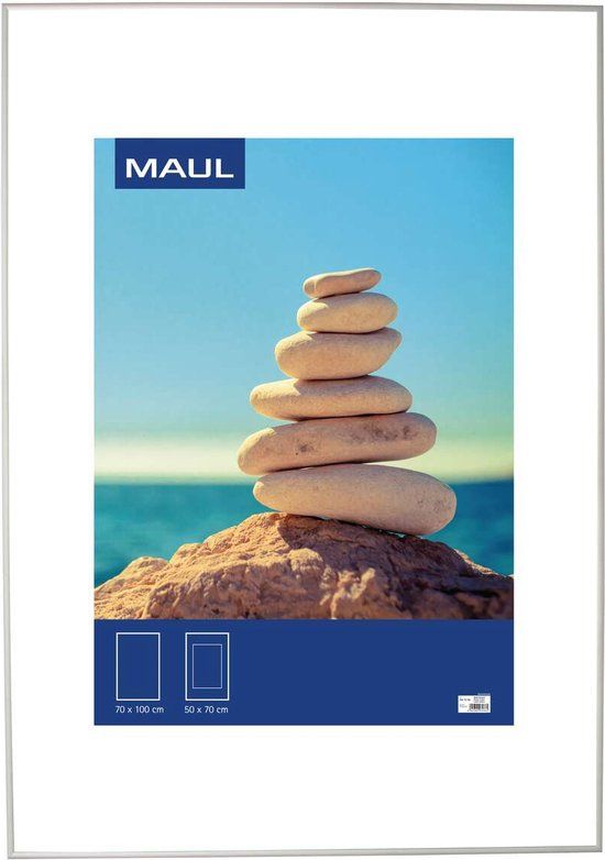 MAULdesign Fotolijst - 70 x 100 cm - zilver