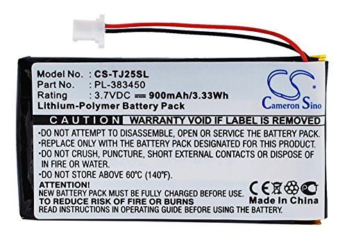 Cameron Sino CS-TJ25SL lithium-polymeer batterij pack 900 mAh/3,33 Wh