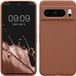 kwmobile telefoonhoesje geschikt voor Google Pixel 8 Pro - Hoesje met siliconen coating - Smartphone case in Mokka