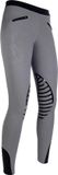 HKM Rijlegging Starlight Silicone knievlak grijs zwart 146/152
