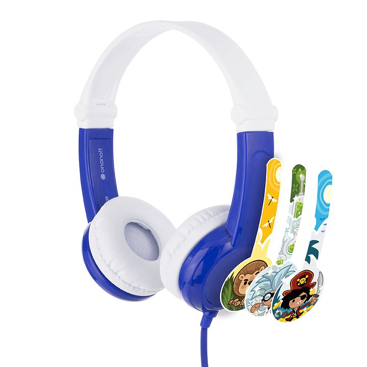 BuddyPhones Connect Bedrade Hoofdtelefoon - Blauw