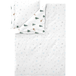 LIVARNO® Linge de lit en fin castor, 260 x 240 cm (Flocons de neige)