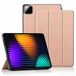 Xiaomi Hoes Geschikt voor Xiaomi Redmi Pad 7 / 7 Pro Book Case met Standaard Kunstlederen Beschermhoes Tri-fold Roze Goud