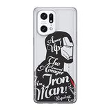 ERT GROUP mobiel telefoonhoesje voor Oppo FIND X5 PRO origineel en officieel erkend Marvel patroon Iron Man 010