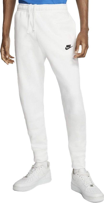 Nike Sportswear Club Joggingbroek Mannen Wit/Zwart Maat S