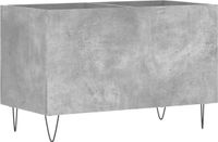 vidaXL Meuble de rangement - 74,5x38x48 cm - bois d'ingénierie - gris béton