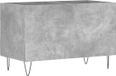 vidaXL Meuble de rangement - 74,5x38x48 cm - bois d'ingénierie - gris béton