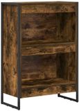vidaXL Boekenkast Rook Eik 80 x 30 x 155 cm bewerkt hout