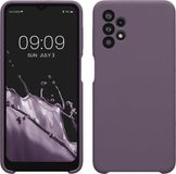 kwmobile Samsung Galaxy A32 5G hoesje - Zachte TPU siliconen telefoonhoes - Bleke iris