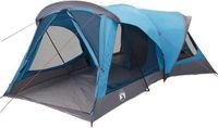 vidaXL Familietent 14-persoons Blauw 185T Polyester met PU Coating