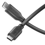 Sonero® USB-C naar USB-C oplaadkabel, mobiele telefoon oplaadkabel, snellaadkabel USB C, USB kabel type C, USB 2.0, 100W PD, zwart, 0,50 m