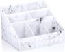 Merkloos / Sans marque Edco Make-up organizer/opberger - 15 x 12 x 10 cm - marmer look