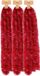 Inge-glas Inge Christmas Goods Kerstslingers - 3 stuks - Rood - Folie - 270 cm