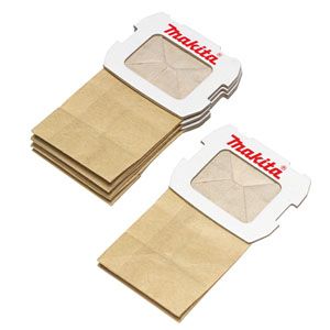 Makita 194746-9 Dust Bag Set - 5 Pack - Compatible with BO4558 / BO4565 / BO5030 / BO5031 / BO3710 / BO3711 / MT924