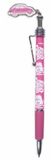 BRISA VW Collection - Volkswagen Kever balpen, schrijfpen, schoolpen met hanger/bedeltje (roze)